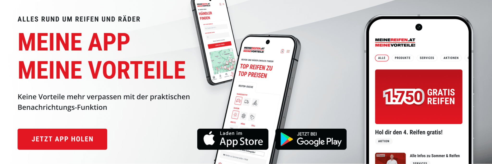 Banner zum Thema Meine Reifen App